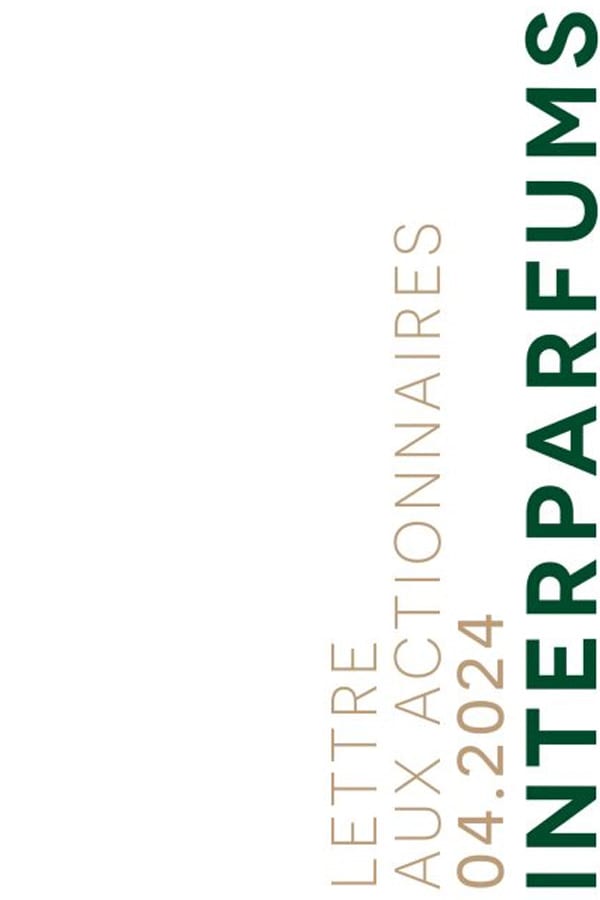 lettre actionnaires avril 2024 groupe interparfums finance