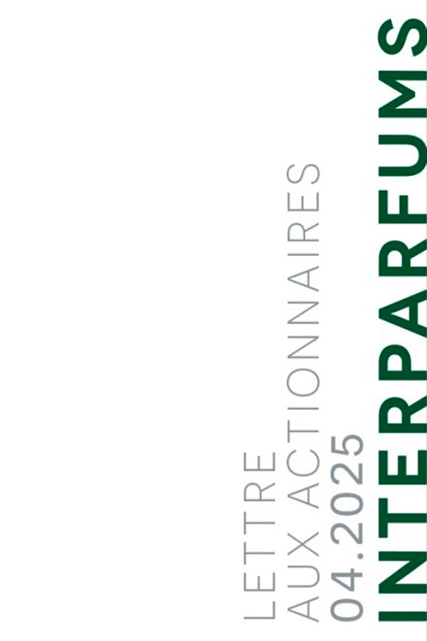 lettre actionnaires 2025 groupe interparfums finance
